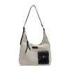 Bags Canvas bag women's 2023 new simple hand trend large capacity sling single shoulder underarm Purses