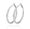 Trendy Big Hip Hop Punk Hoop Earrings 18K Real Gold Plated Elegant Larger Size Women Earrings Fashion Costume Jewelry