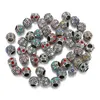 Bolas de metais vazios de diy com cores artificiais diamantes múltiplos tipos de pulseiras charme bola por atacado