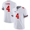 NCAA Futbol 100th College Ohio State Buckeyes 5 Dallan Hayden Jersey 8 Cade Stover 12 Lathan Ransom 14 Ronnie Hickman 20 Pete Werner 11 Jaxon Smith-Njigba Erkekler Gençlik