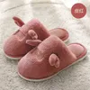 Cotton Slippers Women Sandals Lovers Plush Female Household Indoor Cute Home Warm Antislip Claw Pair Floor Men Home Designer