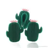 Moda Cactus Ferramentas de limpeza de silicone Massage