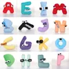 Prezenty urodzinowe dziecięce 26 styl alfabetu wiedza pluszowa zabawki dla dzieci edukacja lalka maluch prezent