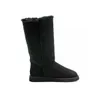 Mode Winter Talls Snow Boots Women 3 Buttons Designer Warm Shoes Classic Tall Boot Xmas Gifts Storlek 36-41 för damer