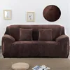 Chair Covers Thick Plush Sofa Cover Velvet Elastic L Shape Corner Couch Sectional Slipcover For Living Room 1/2/3 /4 Seats