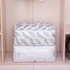 Pliable Couette Sac De Rangement Plume Imprimer Maison Vêtements Couettes Oreiller Couverture StorageBag Voyage Bagages Organisateur Sacs SNDWLL-77