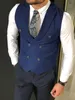 Gilet da uomo Summer White Gilet da uomo per la cerimonia nuziale Prom Occasion Custom Made Gilet da uomo monopetto Perfomance formale 221119