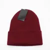 Bonnet tricoté unisexe laine Designers Beanie chapeaux mode couleur unie chaud broderie tricot Hip Hop casquettes