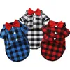 Dog Apparel Plaid Shirt Suit Wedding Dress Teddy Bichon Small Medium-sized Pet Clothes Cat Halloween Chihuahua