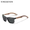 KINGSEVEN 100% Polarizzati Vintage Uomo Occhiali da sole in legno Legno Protezione UV400 Moda Occhiali da sole quadrati Donna Gafas De sol 220216