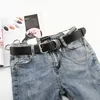 Paski designerskie dla kobiet miękka skórzana talia PAST PET PUNK GOTHIC CUMMERBUNDS JEANS CINTURON MUJER Saile Riem274S2380416