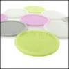 Tapis Pads Creative Sile Dessous De Verre Lumineux Rond Fluorescent Boisson Tasse Tapis Antidérapant Maison Décoration De Table Accessoires Drop Deliver Dhx07