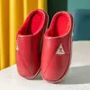 Men And Women New Cotton Slippers Winter Waterproof Pair Shoes Home Heat Thick Bottom Indoor NonSlip J220716
