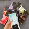 Men women Colorful Tie-dyeing Skateboard Cotton Hiphop Socks Sox Couple Long Sock Christmas sock FY9D