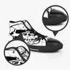 shoesCustom Sneakers Canvas Drees Shoes Men Women Fashion Black Orange Mid Cut Breathable Outdoor Walking Color5460691