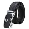 Män klassiskt bälte 3,5 cm Automatiskt Buckle Business Formal Belt 10 Colors Designer Brand Youth Pants Belts Presentlåda