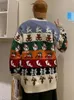 Herrtröjor i Autumn Winter Christmas Sticked Stylish Clothing Korean Fashion Pullovers Casual Jumper Male Sweatshirts 221118