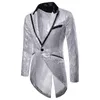 Herenpakken Blazers Mannen Shiny Gold Sequin Glitter Verfraaid Jas Nachtclub Wieden Party Jasje Stadion Zangers Kleding 221118