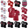 NCAA Football 100th College Ohio State Buckeyes 5 Dallan Hayden Jersey 8 Cade Stover 12 Lathan Ransom 14 Ronnie Hickman 20 Pete Werner 11 Jaxon Smith-Njigba Männer Jugend