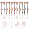 Pacifier Holders Clips# Infant Beech Baby Cartoon Star Wood Chain Antidrop Accessories Clip Pendant 221119