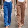 Pantalons pour femmes Capris S5XL 6 couleurs élastique taille haute cheville longueur lâche droite solide régulier femmes quotidien école shopping voyage porter 221118