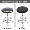 Крышка стулья 1 % круглый крышка сплошной цветов Seat Bar Stool Protector для домашнего парикмахерского ресторана Банкет