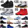 Zapatillas de baloncesto para hombre 4 9 11 12 Cat Militar Black Bred Cherry Cherry Fire French Red Unc Cool Grey Racer azul 3S 4S 5S 6S 11S 12S 13S Trainers Sports Sporters