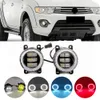 Auto LED Lente Fendinebbia Gruppo Occhio di Angelo DRL H11 Per Mitsubishi Pajero L200 Outlander Galant Colt Eclipse RVR Endeavour Triton