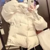 Женские паутины Haute Couture Parkas Дизайн верхняя одежда зимняя теплые пальто моды Женщины Топы в пухлые пальто