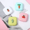 Одежда для линза Candy Solid Color Women Portable Contact ES Box Case For Eyes Care Kit Kit Core Holder Container подарок 221119