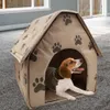 Autres fournitures de chat Dog House Multi Fonction Hit Couleur Pliable Petite empreinte Pet Lit Tente Chiot Kennel Intérieur 221118