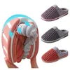 Men's Slippers Slip On Warm Shoes Soft Plush House Slippers Flip Flop Winter Warm Shoes Indoor Bedroom Couples Floor Shoes J220716