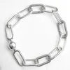 S925 prata esterlina encantos pulseiras pulseira diy grânulo charme link corrente de mão feminino jóias de casamento presente261d6996034
