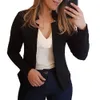 Costumes pour femmes Blazers femmes Blazer veste printemps/automne tout-match couleur unie Polyester bureau d'affaires dame manteau costume 221119