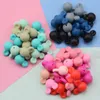 أطفال أسنان الطفل ألعاب Lofca 10pcslot Mouse Silicone Beads Teother Toy Soft Phegh Bepa BPA DIY NECKLACE NETLACE GRATION GRAGE