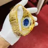 Invicto Reserve Bolt Zeus Sports Quartz Men's Watch 57mm Gold Gold Large Dial impermeável Time World Time Função completa