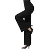 Pantaloni da donna Capris Dance Vita alta Gamba larga Ballroom Samba Chacha Latin Square Practice 221118