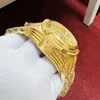 Invicto Reserve Bolt Zeus Sports Quartz Men's Watch 57mm Gold Gold Large Dial impermeável Time World Time Função completa