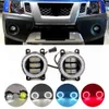 Bilens främre stötfångare LED FOG LIGHT MONTERING ANGEL EYE DRL DAYTIME Running Light 12V för Nissan Xterra N50 2005-2015