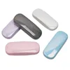 Sunglasses Cases Compression PU Leather Myopia Glasses Case Bullet Buckle Box Optical Iron Student Simple Storage 221119