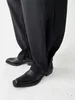 Cal￧as masculinas S6xlaUtumnwinter Produto Original Designer Internet Celebrity Trouser Leg Zipper Radish cal￧as Casual 221119