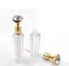 Aufbewahrungsflaschen Luxus-Diamant-Lipgloss-Röhrchen Leere Röhrenflaschen-Verpackungsbehälter Nachfüllbarer Lipgloss SN3371