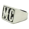 4 stks lot Maat 814 Motorbiker MC Cool Ring 316L Rvs Mode-sieraden Verkopen Biker Stijl MC Ring276l9779224