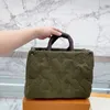 Designer Brief Handtasche Baumwolle Einkaufstasche Glänzend Schultergurt Männer Frauen Luxus Marke Tasche Geldbörse Kosmetiktaschen Hobo Totebag