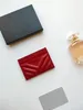 2022 Portefeuille de marque Solder Classic Match Stripe Mesh Caviar SheepSkin Wallet338d