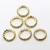 Crystal Rhinestone Gold Finger Rings for Women Justerbar stretch Foot Toe Rings Ställ hela vigselring 264V5615449