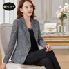 Женские костюмы Blazers 6xl Fashion Women Plus Plus Buise Jackets Office Lady Cust Sust Single Musts Business Woman Blazer Coats Формальные 221119