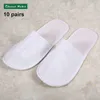 Отель Slippers для детей Мужчины Женщины не тканые одноразовые тапочки закрытые подростки дешевые туристические тапочки J220716