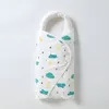 Sovsäckar födda babyväska ultraljud tjock varm filt ren bomullsbarn pojkar flickor kläder barnkammare swaddle 221119