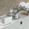 Ensemble d'accessoires de bain, distributeur de pompe à savon détachable pour plat de comptoir de cuisine avec grande capacité de 300ml